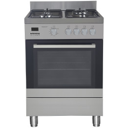Commercial 4 Burner Stainless Steel Gas Range with Gas Oven 600×600×850mm | CaterEq CEG24D084010 Commercial 4 Burner Stainless Steel Gas Range with Gas Oven 600×600×850mm | CaterEq CEG24D084010
