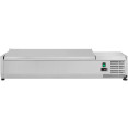Refrigerated Servery Prep Top 1400mm 6xGN1/3 Depth 380mm Stainless steel lid - CEGA514