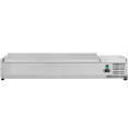Refrigerated Servery Prep Top 1500mm 6xGN1/3 Depth 380mm Stainless steel lid - CETHVD1500/380 Refrigerated Servery Prep Top 1500mm 6xGN1/3 Depth 380mm Stainless steel lid - CETHVD1500/380