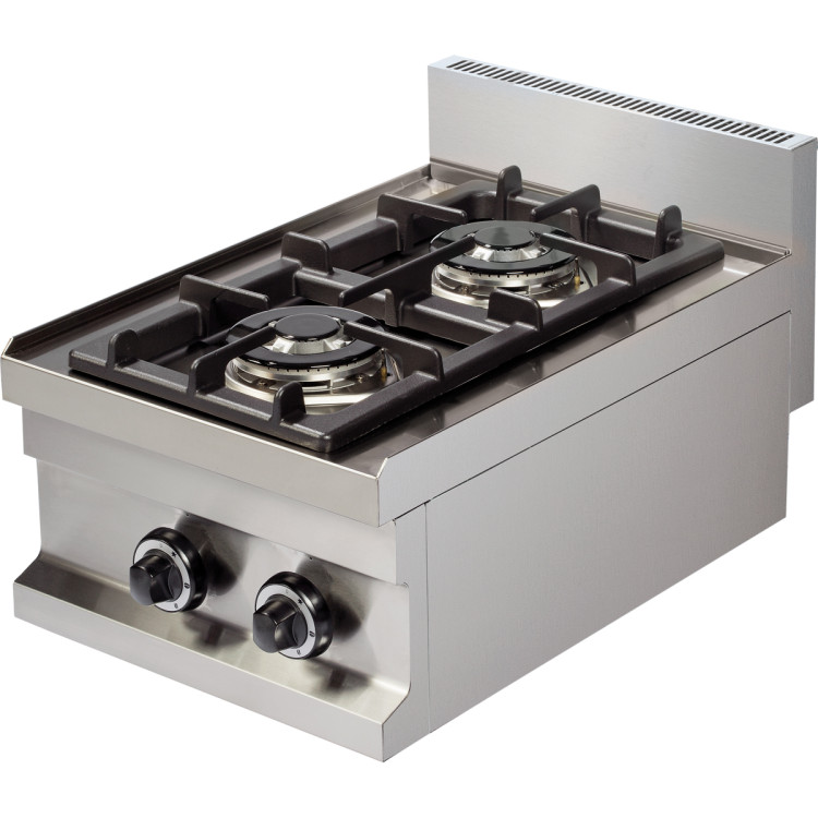 Gas boiling top 2 burners 7.2kW - Hotmax 600 CEGC604