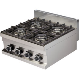 Gas boiling top 4 burners 14.4kW - Hotmax 600 CEGC606