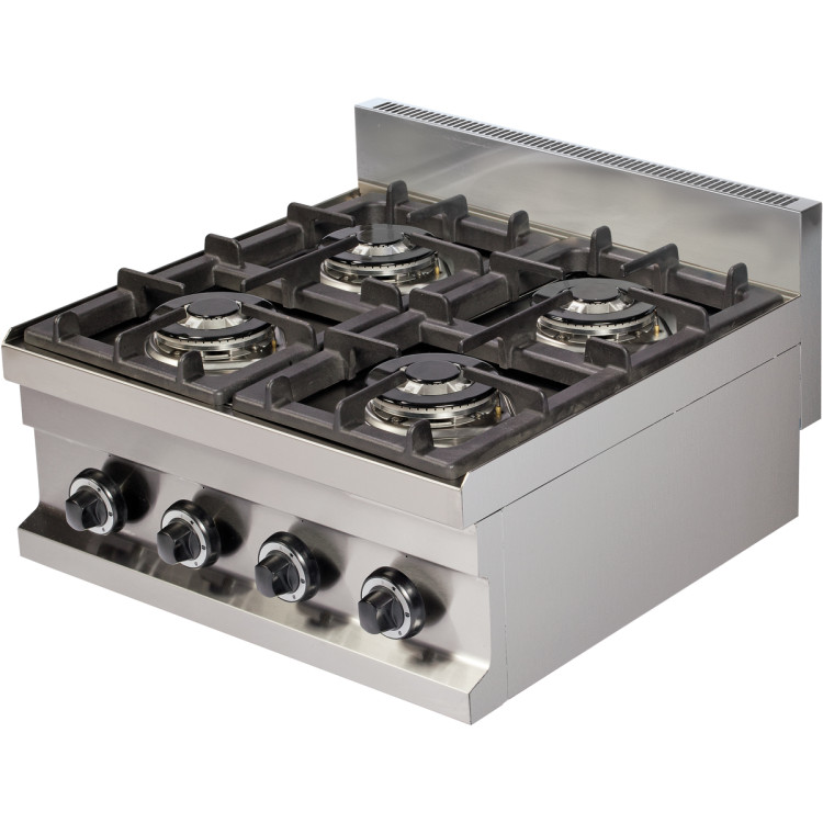Gas boiling top 4 burners 14.4kW - Hotmax 600 CEGC606