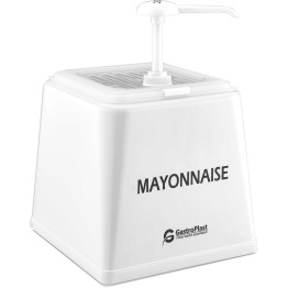 Mayonnaise Pump Dispenser 1x2.5 litre pump Plastic - CEGDM01