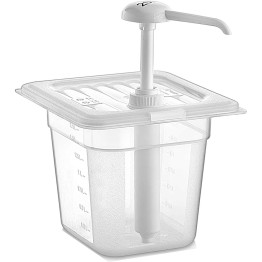 Sauce Pump Dispenser 1x2 litre pump Plastic - CEGDM02