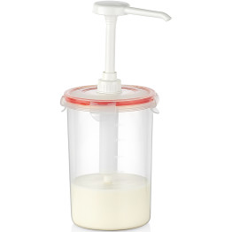 Round Sauce Pump Dispenser 1.5L - CEGDP04 Round Sauce Pump Dispenser 1.5L - CEGDP04