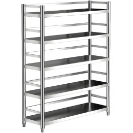 Commercial Shelving Unit 5 Shelves Stainless Steel 1000x350x1810mm | CaterEq CEGEW12 Commercial Shelving Unit 5 Shelves Stainless Steel 1000x350x1810mm | CaterEq CEGEW12