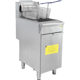 Professional Free Standing Gas Fryer Single Tank 26.5L 393x765x1145mm | CaterEq CEGF4 Professional Free Standing Gas Fryer Single Tank 26.5L 393x765x1145mm | CaterEq CEGF4