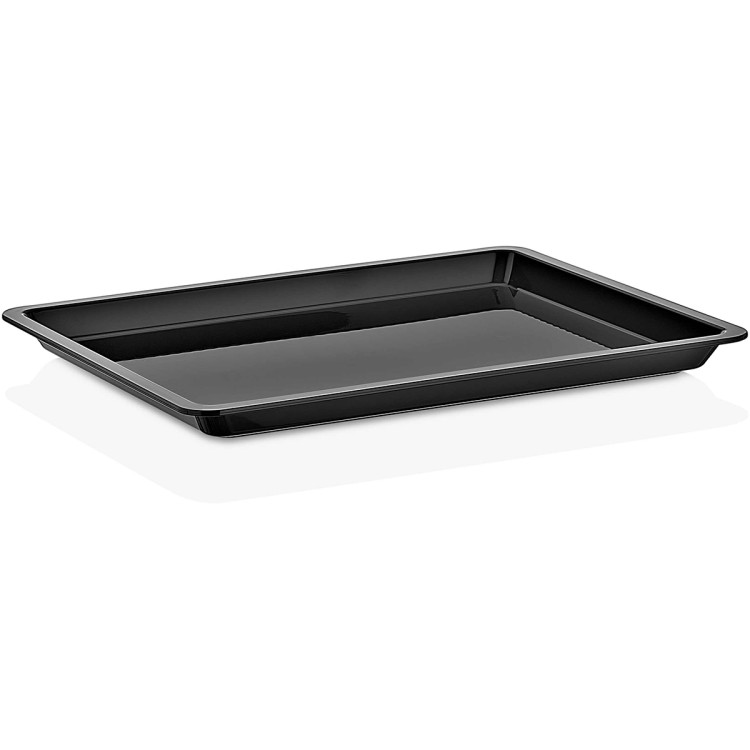 Polycarbonate Gastronorm Tray GN1/2 Depth 20mm Black - CEGFT12B