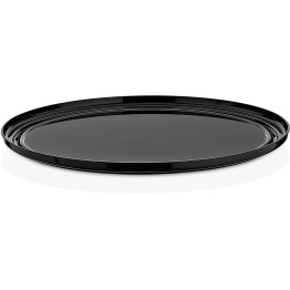 Polycarbonate Gastronorm Tray Round Ø350mm Depth 20mm Black - CEGFT13B