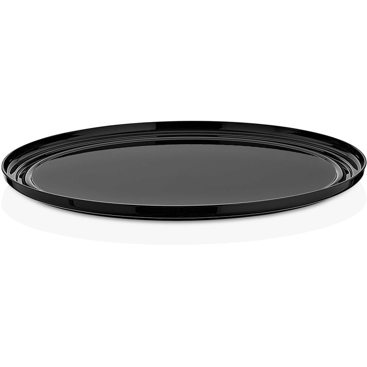 Polycarbonate Gastronorm Tray Round Ø350mm Depth 20mm Black - CEGFT13B