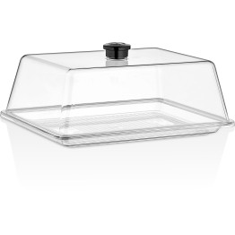 Polycarbonate Tray with Dome Cover 210x270mm Clear - CEGFT16-GF16 Polycarbonate Tray with Dome Cover 210x270mm Clear - CEGFT16-GF16