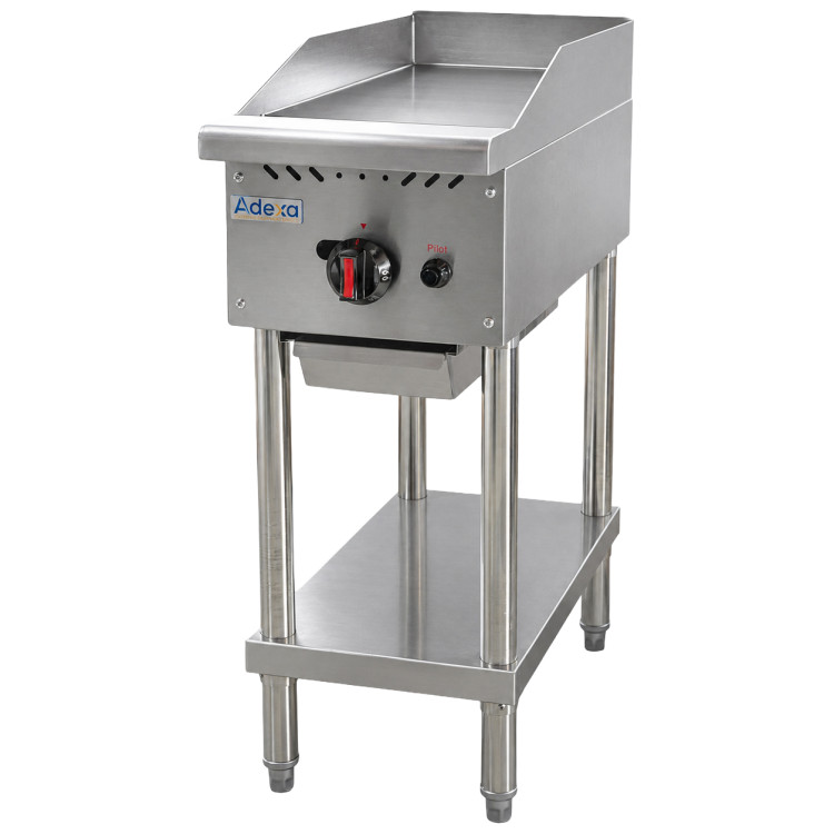 Commercial Freestanding Gas Griddle 7kW 305 x 757 x 962mm | CaterEq CEGG12F Commercial Freestanding Gas Griddle 7kW 305 x 757 x 962mm | CaterEq CEGG12F