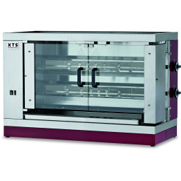 Commercial Vertical Chicken Rotisserie Gas Oven 10-12 chickens - CEGG2S