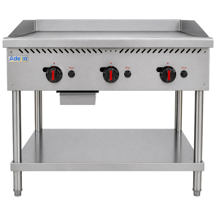 Commercial Freestanding Gas Griddle 21kW 915 x 757 x 962mm | CaterEq CEGG36F