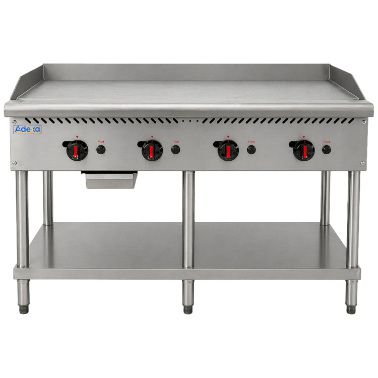 Commercial Freestanding Gas Griddle 28kW 1220 x 757 x 962mm | CaterEq CEGG48F