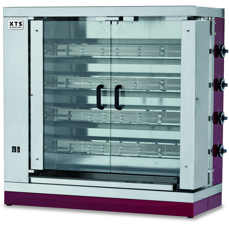 Commercial Vertical Chicken Rotisserie Gas Oven 16-20 chickens - CEGG4S