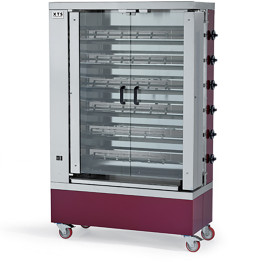 Commercial Vertical Chicken Rotisserie Gas Oven 24-30 chickens - CEGG6S
