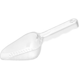 Clear Plastic Perforated Utility Scoop 180ml PC - CEGISH01