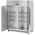 1200lt Professional Refrigerator Stainless steel Upright cabinet  Twin door GN2/1 Ventilated cooling - CER1200V