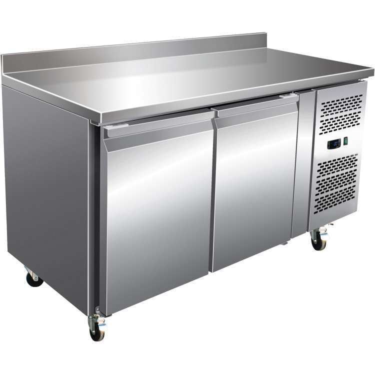 Commercial Refrigerated Counter with Upstand 2 doors Depth 700mm - CETHP2200TN