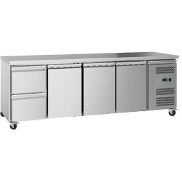 Commercial Refrigerated Counter 3 doors 2 drawers Depth 700mm - CE2DRG41V