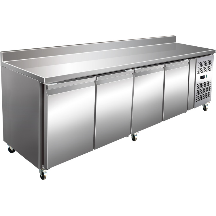 Commercial Freezer Counter with Upstand 4 doors Depth 700mm - CETHP4200BT