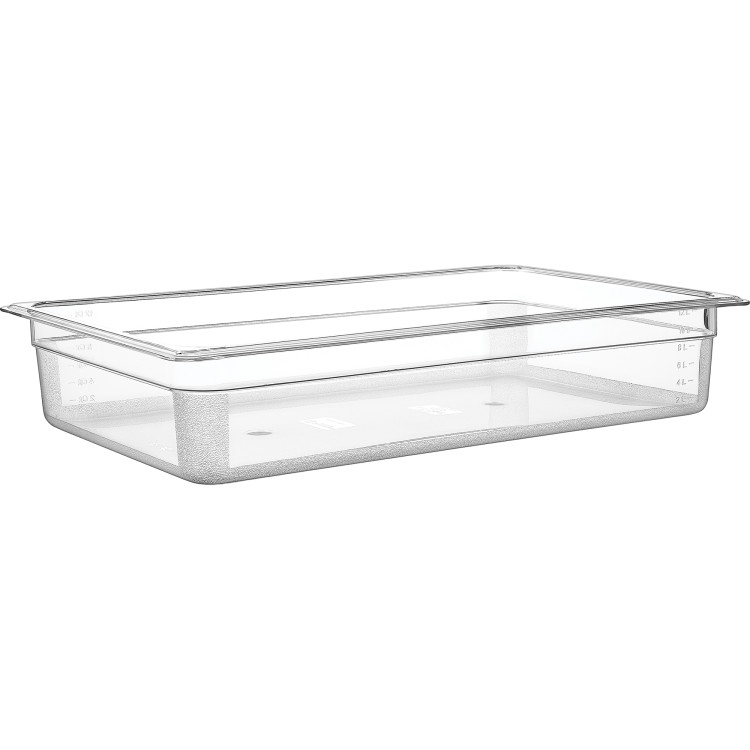 Polycarbonate Gastronorm Pan GN1/1 Depth 100mm 12 litres - CEGNP11100 Polycarbonate Gastronorm Pan GN1/1 Depth 100mm 12 litres - CEGNP11100