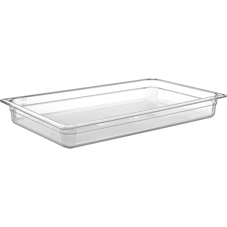 Polycarbonate Gastronorm Pan GN1/1 Depth 65mm 6 litres - CEGNP1165 Polycarbonate Gastronorm Pan GN1/1 Depth 65mm 6 litres - CEGNP1165
