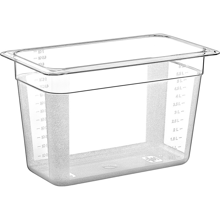 Polycarbonate Gastronorm Pan GN1/3 Depth 200mm - CEGNP13200