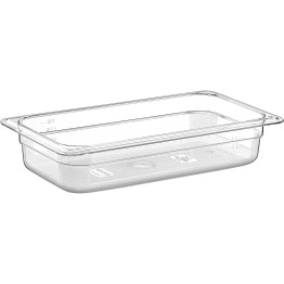 Polycarbonate Gastronorm Pan GN1/3 Depth 65mm 2 litres - CEGNP1365