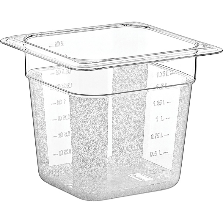 Polycarbonate Gastronorm Pan GN1/6 Depth 150mm - CEGNP16150