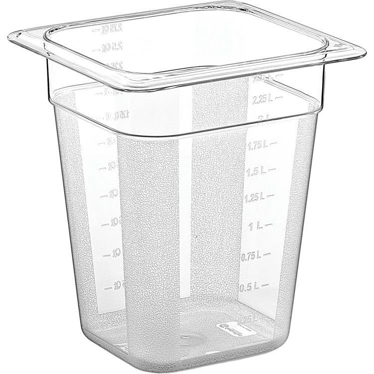 Polycarbonate Gastronorm Pan GN1/6 Depth 200mm - CEGNP16200