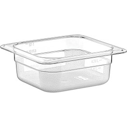 Polycarbonate Gastronorm Pan GN1/6 Depth 65mm 0.75 litres - CEGNP1665
