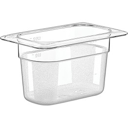 Polycarbonate Gastronorm Pan GN1/9 Depth 100mm - CEGNP19100
