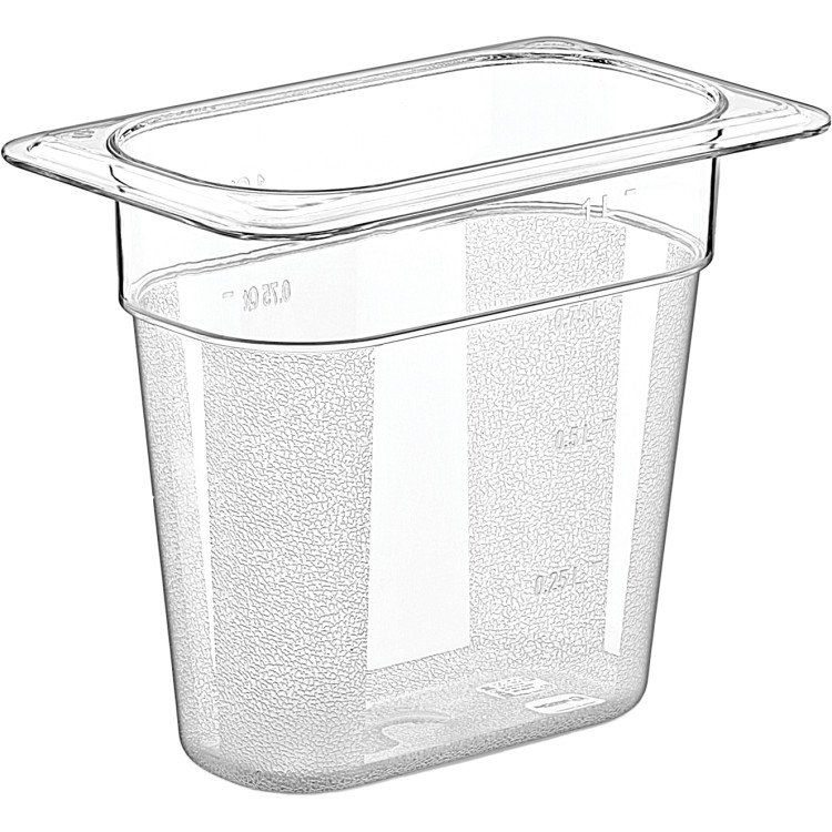 Polycarbonate Gastronorm Pan GN1/9 Depth 150mm - CEGNP19150