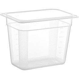 Polypropylene Gastronorm Pan GN1/4 Depth 200mm - CEGNPP14200