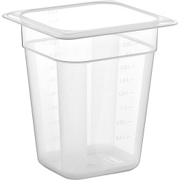 Polypropylene Gastronorm Pan GN1/6 Depth 200mm - CEGNPP16200