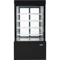 Cake counter 1000x740x1900mm 4 shelves LED Black - CEGN1000SMBLACK