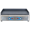 Professional Grill Electric 2 zones 4.6kW Ribbed Cast iron top - CEGP7050EW