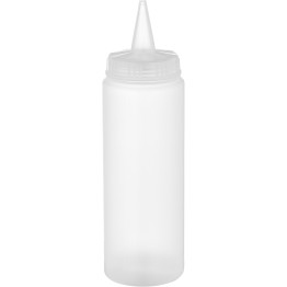 Squeeze Sauce Bottle 250ml/9oz Clear - CEGPS250