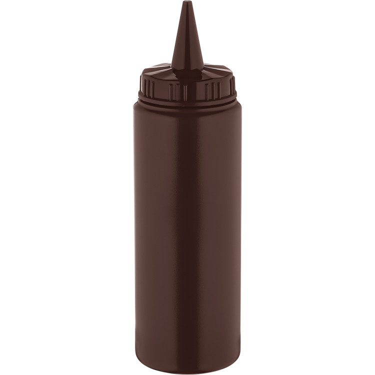 Squeeze Sauce Bottle 250ml/9oz Brown - CEGPS250BR