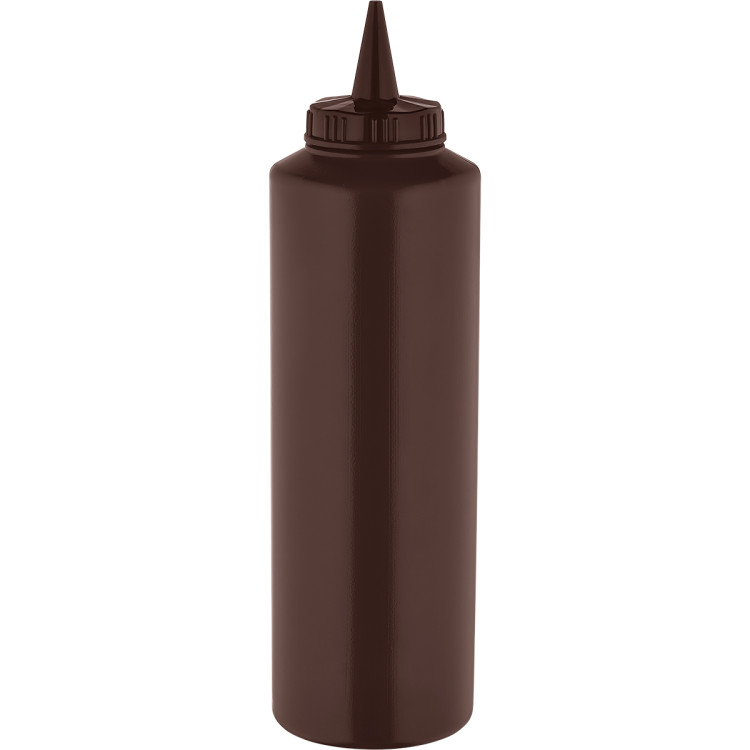Squeeze Sauce Bottle 500ml/18oz Brown - CEGPS500BR
