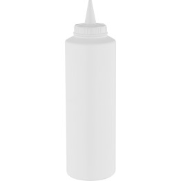 Squeeze Sauce Bottle 500ml/18oz White - CEGPS500W