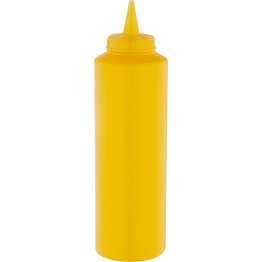Squeeze Sauce Bottle 500ml/18oz Yellow - CEGPS500Y