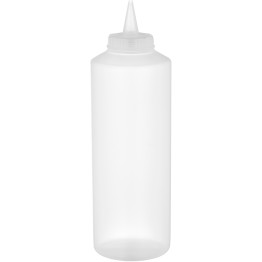 Squeeze Sauce Bottle 750ml/27oz Clear - CEGPS750