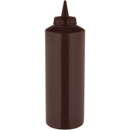 Squeeze Sauce Bottle 750ml/27oz Brown - CEGPS750BR
