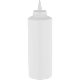 Squeeze Sauce Bottle 750ml/27oz White - CEGPS750W