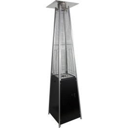 Glass Tube Pyramid Patio Heater Gas Black - CEGPT26