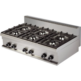 Gas boiling top 6 burners 36.0kW - Hotmax 700 CEGR731S