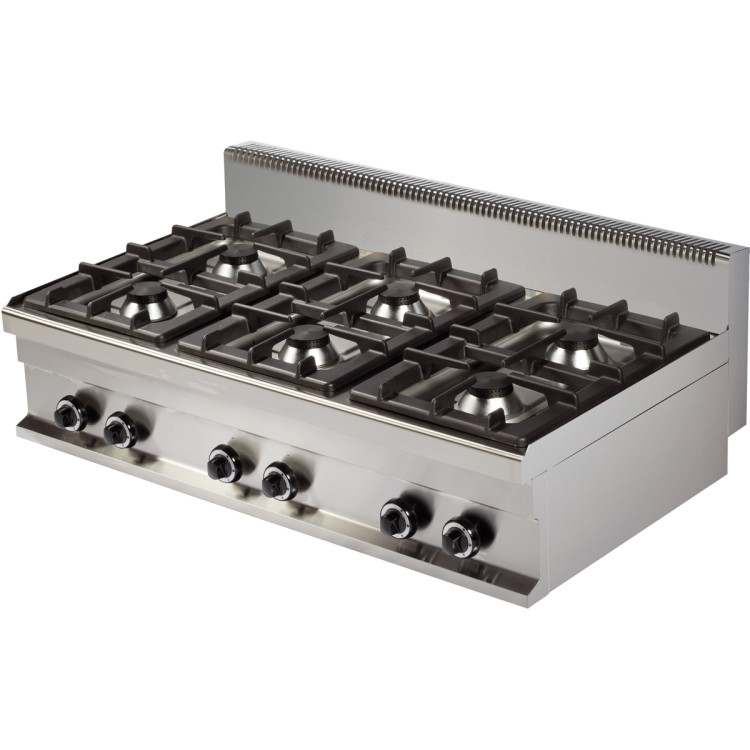 Gas boiling top 6 burners 36.0kW - Hotmax 700 CEGR731S